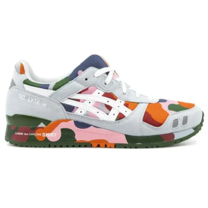 Asics x COMME des GARCONS SHIRT Gel-Lyte 3 “Colorful Camo”