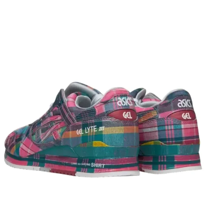 Asics x COMME des GARCONS SHIRT Gel-Lyte III “07 Remastered “Pink Plaid”