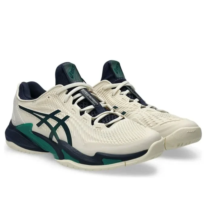 Court FF 3 Wide Tennis “Cream Jasper Green”