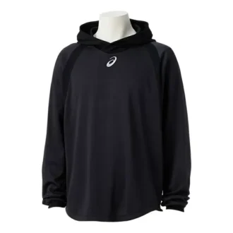 Felpa con cappuccio e logo ricamato “Navy White”