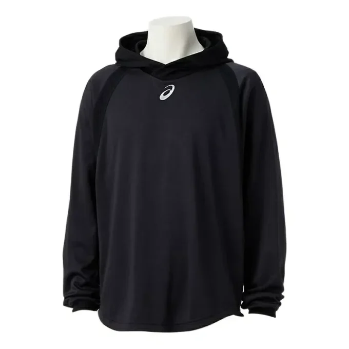Felpa con cappuccio e logo ricamato “Navy White”