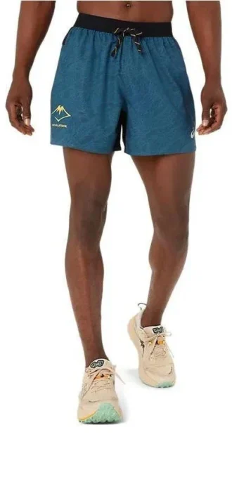 Fujitrail All Over Print 5In Shorts “Blue”