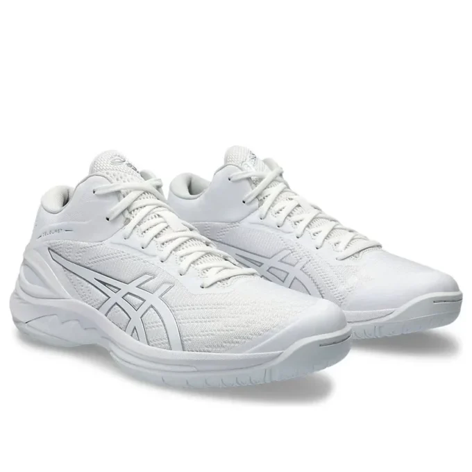 Gel-Burst 28 4E Wide “White Pure Silver”