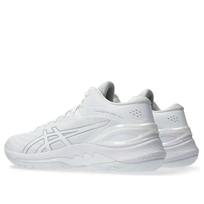 Gel-Burst 28 4E Wide “White Pure Silver”