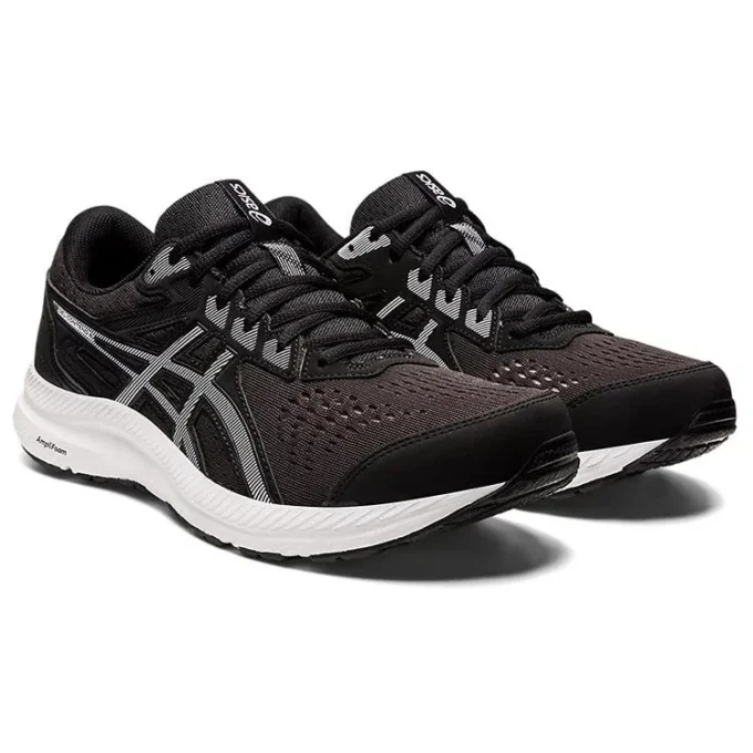 GEL-Contend 8 4E Wide “Black White”