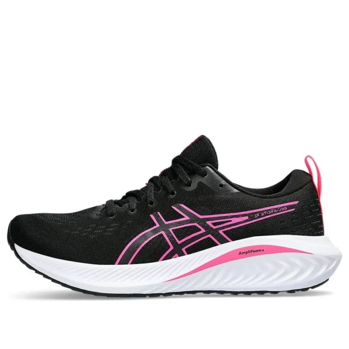 Gel-Excite 10 Wide “Black Hot Pink”
