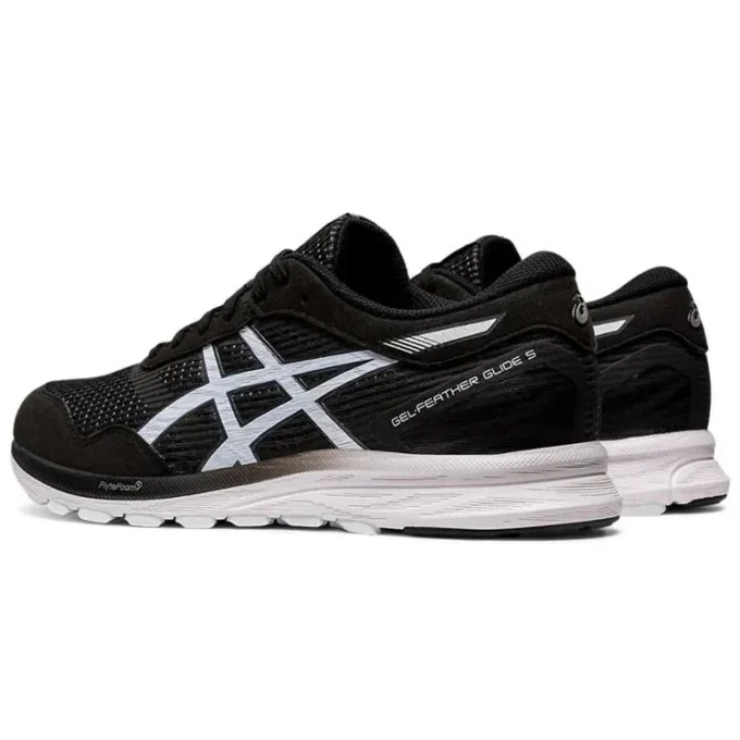 GEL Feather Glide 5 2E Wide “Black White”