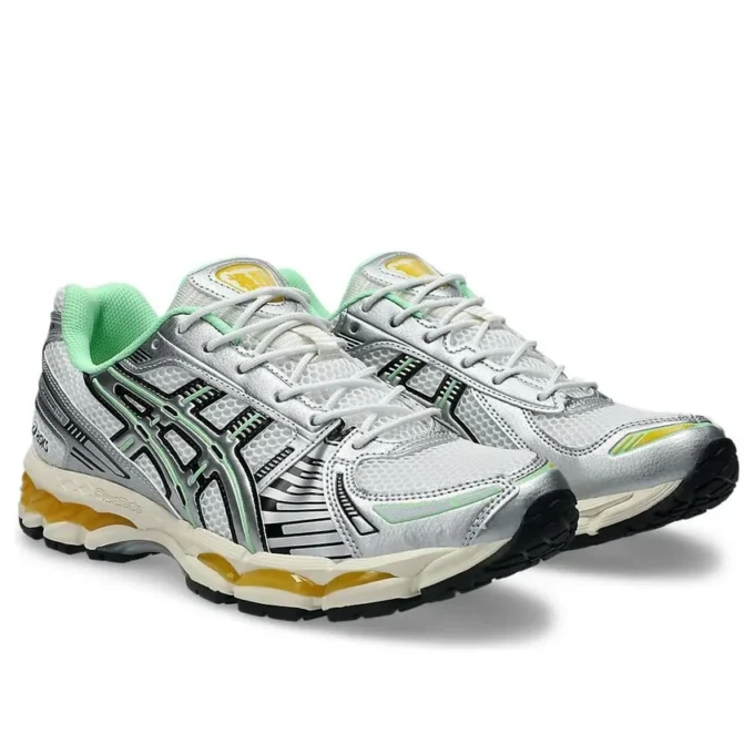 Gel-Kayano 12.1 “Silver Green Orange”