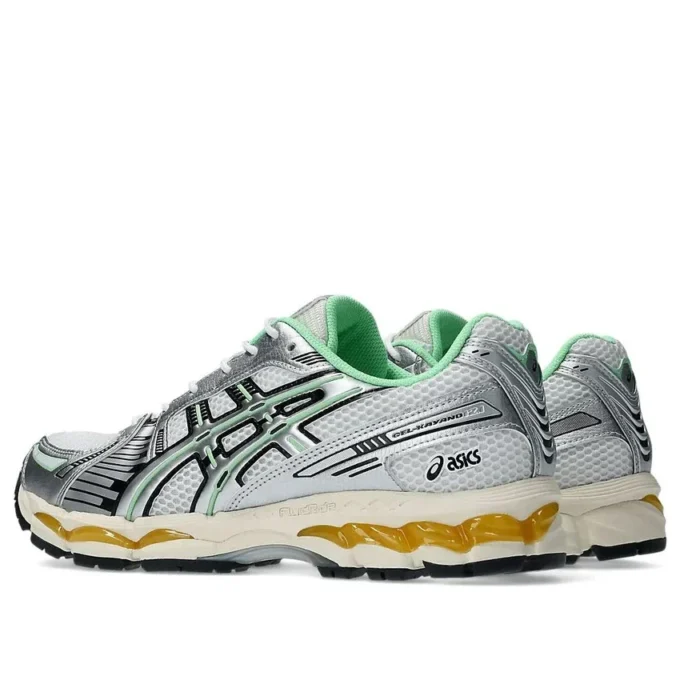 Gel-Kayano 12.1 “Silver Green Orange”