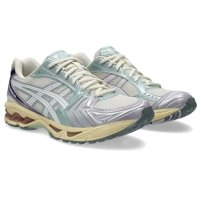 Gel-Kayano 14 “Crema/Viola crepuscolo”