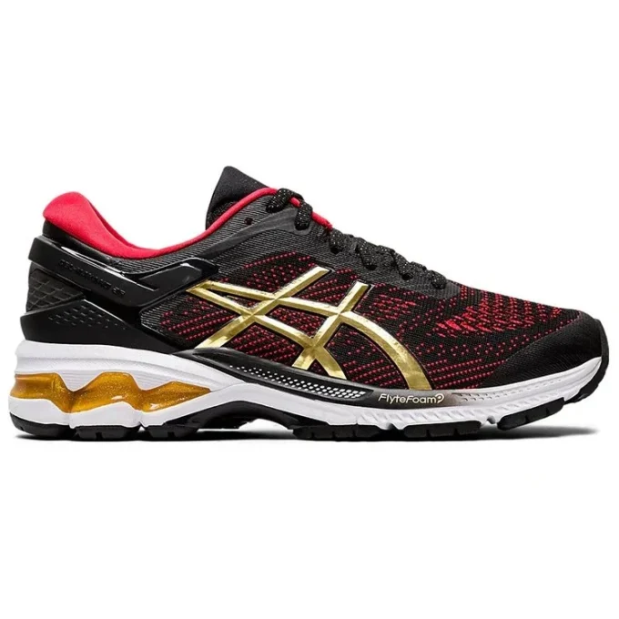 Gel-Kayano 26 “Nero Rosso Oro”