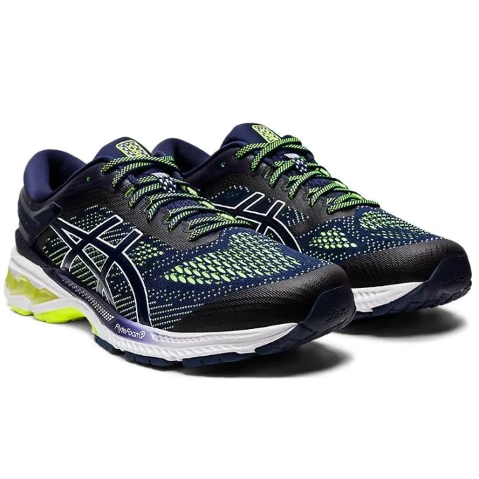 Gel-Kayano 26 “Peacoat Safety Yellow”
