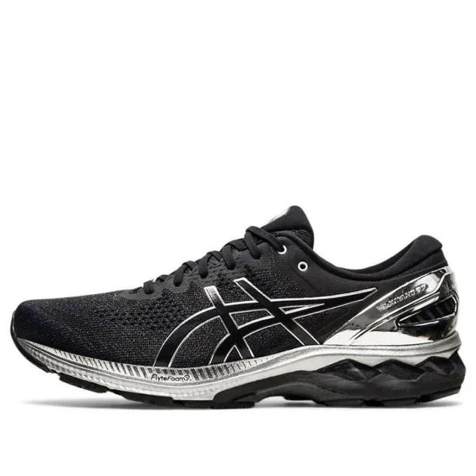 Gel-Kayano 27 Platinum “Black Pure Silver”