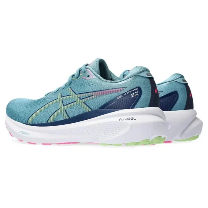 Gel-Kayano 30 “Gris Blue Lime Green”
