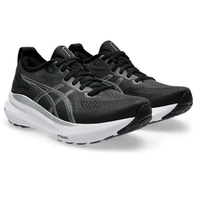 Gel-Kayano 31 Wide Sneakers “Black Pure Silver”