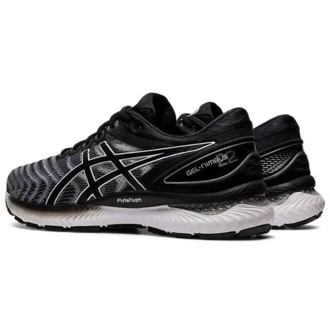 Gel-Nimbus 22 Wide “White Black”