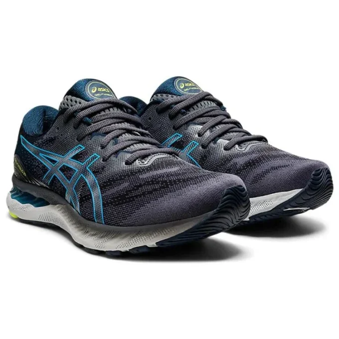 Gel-Nimbus 23 4E Wide “Carrier Grey Digital Aqua”