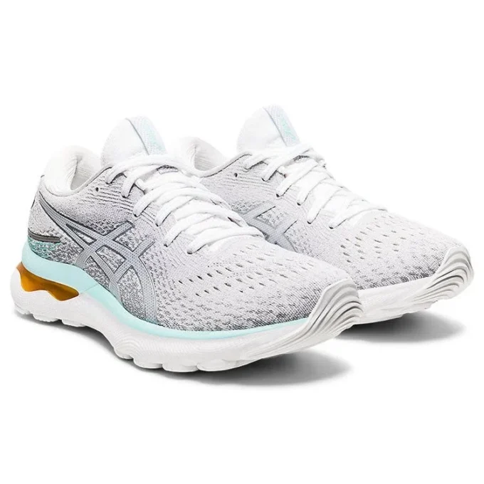 Gel-Nimbus 24 “White Pure Silver”