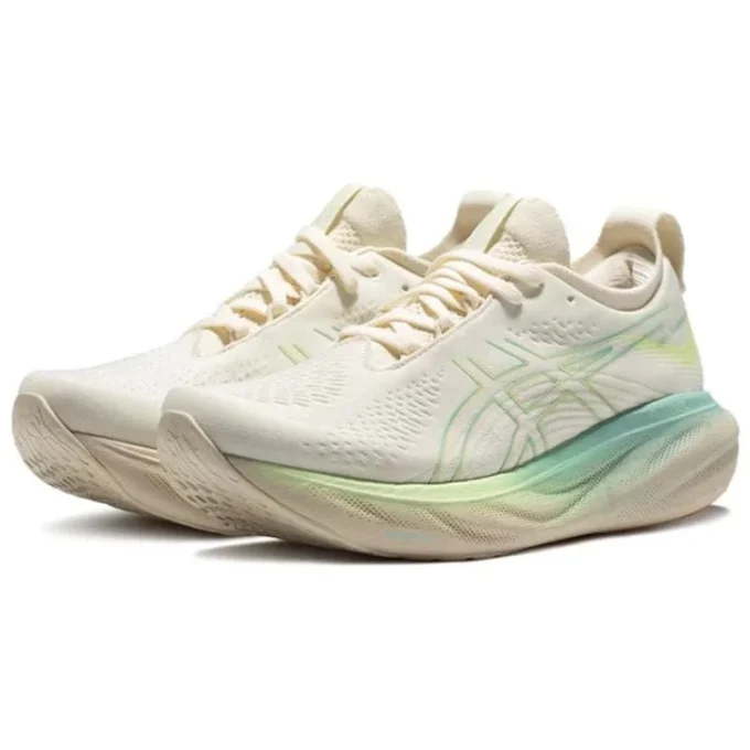 Gel-Nimbus 25 “Cream White Green”