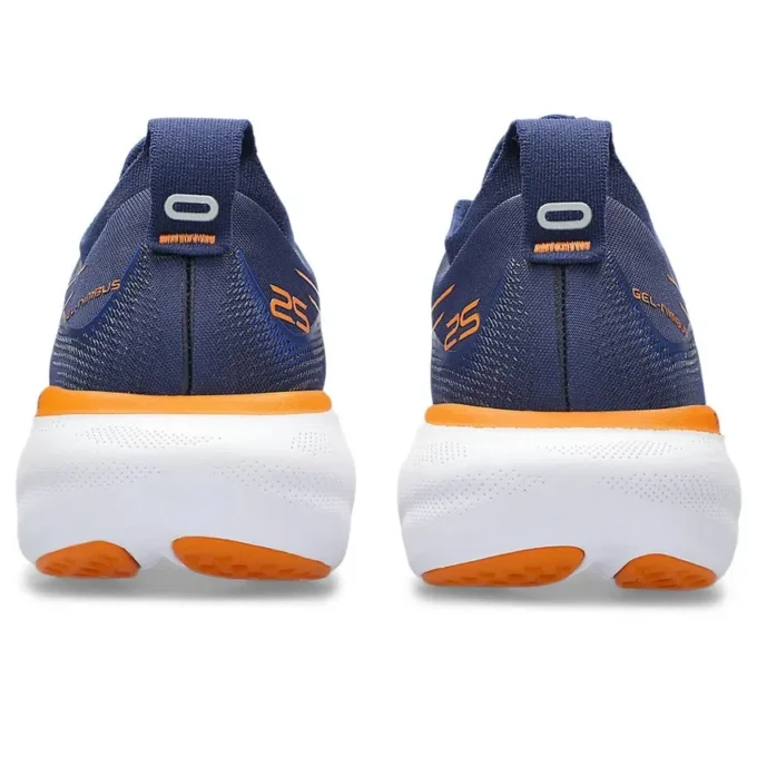 Gel-Nimbus 25 Wide “Deep Ocean Bright Orange”