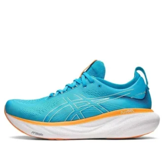 Gel-Nimbus 25 Wide “Island Blue Sun Peach”