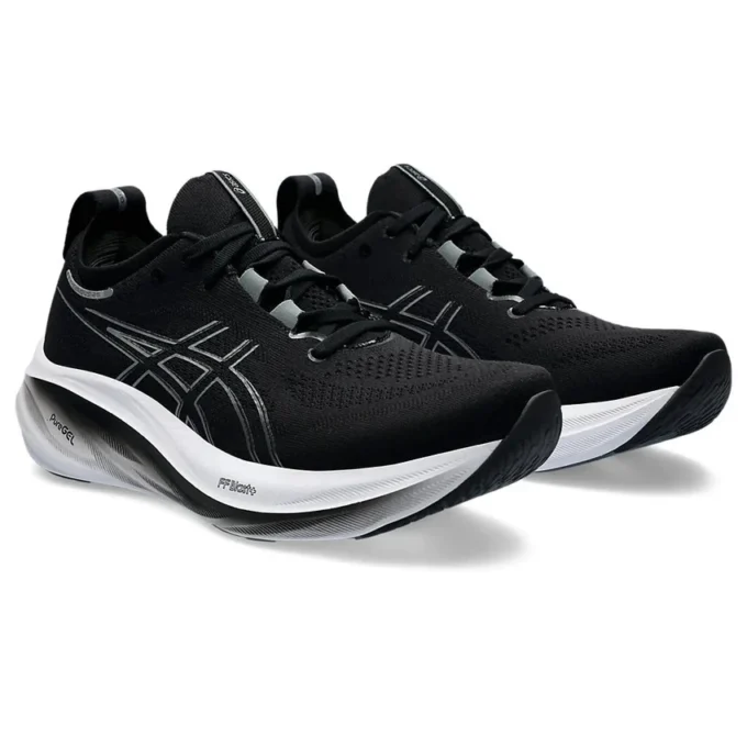 Gel-Nimbus 26 4E Wide “Black Graphite Grey”