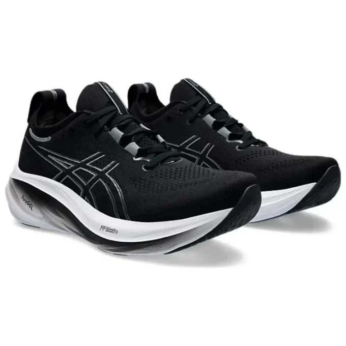 Gel-Nimbus 26 Wide “Black Graphite Grey”
