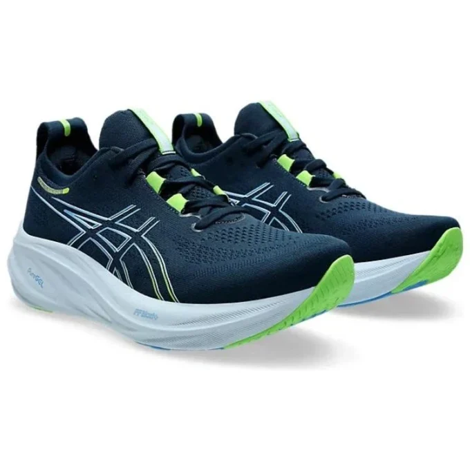 Gel-Nimbus 26 Wide “Blu francese/Verde lime elettrico”