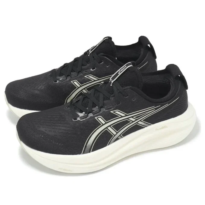 Gel-Nimbus 27 4E Extra Wide “Black Beige”