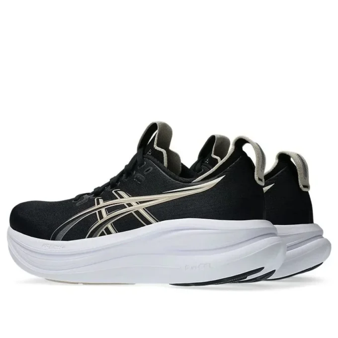 Gel-Nimbus 28 D Wide “Black Feather Grey”