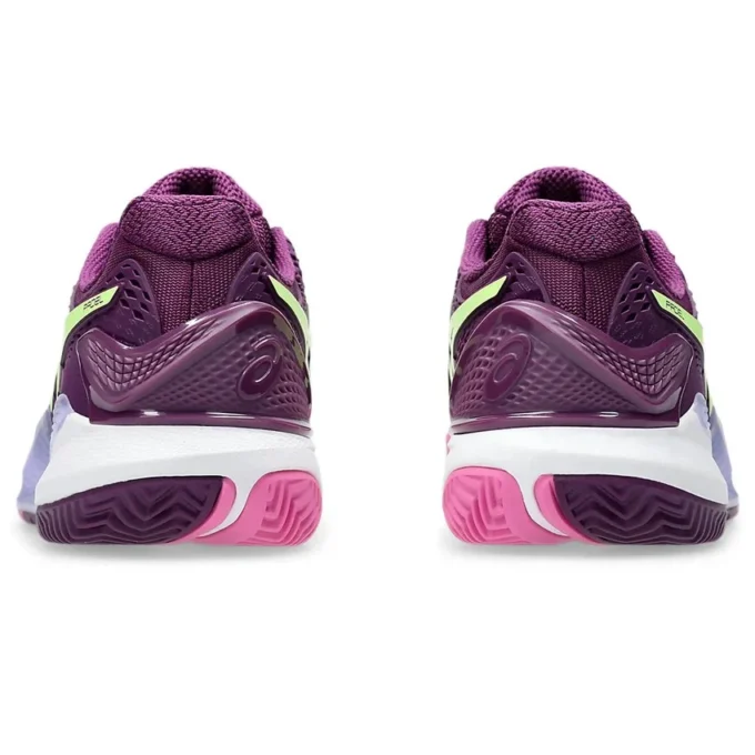 GEL-Resolution 9 Padel “Deep Mauve Lime Green”