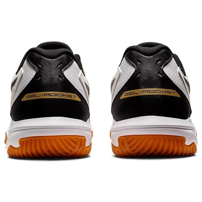 Gel-Rocket 10 2E Wide “White Black Gum”