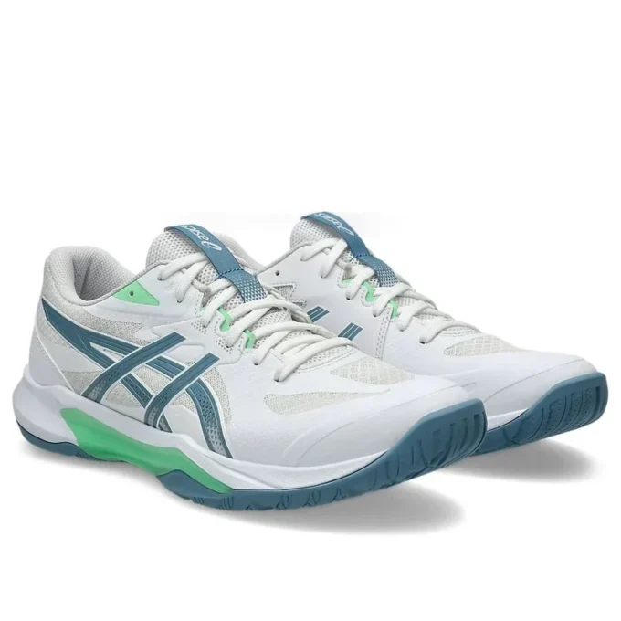 GEL-Tactic 13 Wide 2E “White Saba Blue”