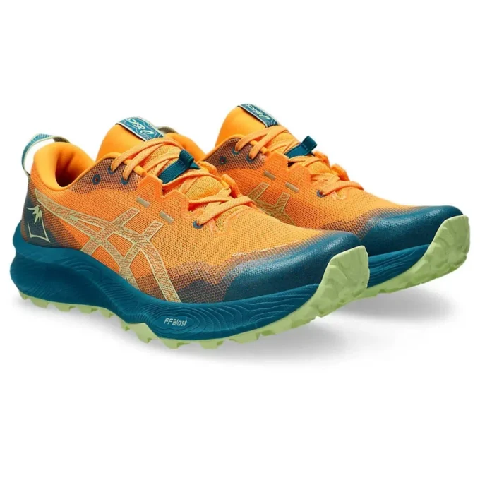 GEL-Trabuco 12 Sneakers “Arancione Stadio/Verde Matcha”