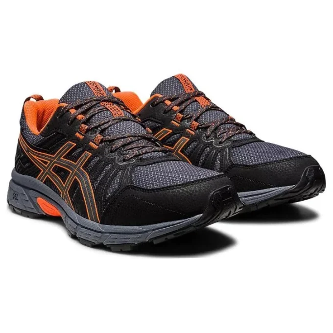 GEL-Venture 7 4E Wide “Graphite Grey Orange”