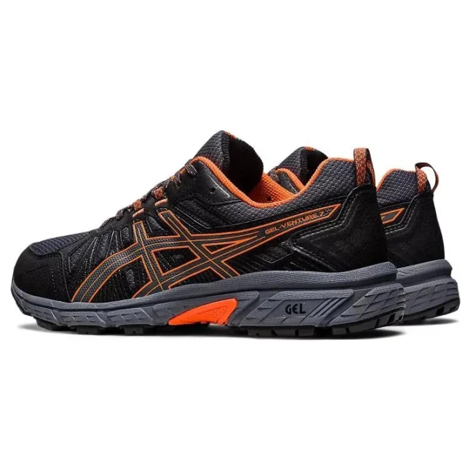 GEL-Venture 7 4E Wide “Graphite Grey Orange”