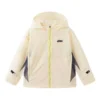 Giacca con cappuccio “Cream White”