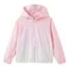 Giacca con cappuccio “Rosa Bianco”