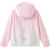 Giacca con cappuccio “Rosa Bianco”