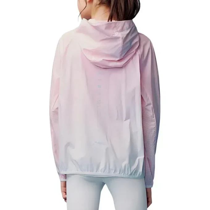 Giacca con cappuccio “Rosa Bianco”