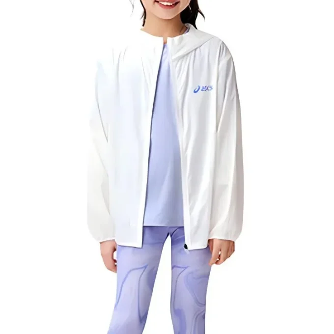Giacca con logo “White Blue”