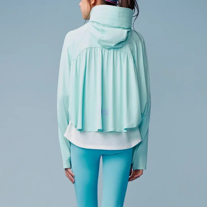 Giacca con maniche a pipistrello “Lake Blue”
