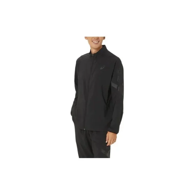 Giacca estiva in tessuto Asics A-I-M Cool Stretch “Performance Black”