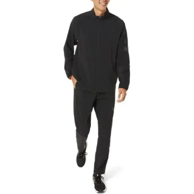 Giacca estiva in tessuto Asics A-I-M Cool Stretch “Performance Black”