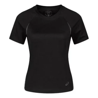 LITE-SHOW Maglia da corsa a maniche corte Taglie asiatiche “Performance Black”