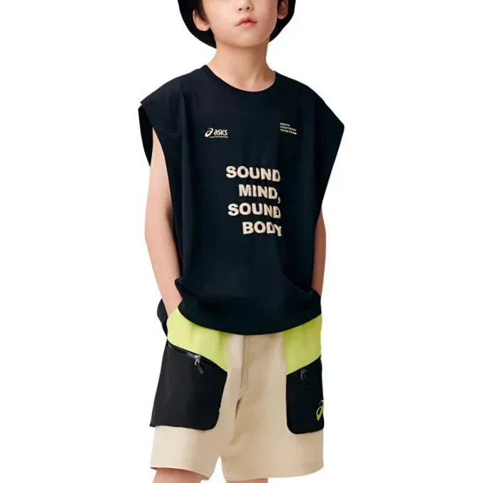 Logo Vest “Black White”