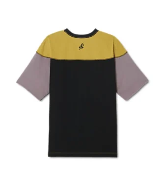 Maglia a maniche corte Novalis Bixance “Medallion Yellow Obsidian Black”