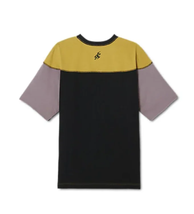 Maglia a maniche corte Novalis Bixance “Medallion Yellow Obsidian Black”