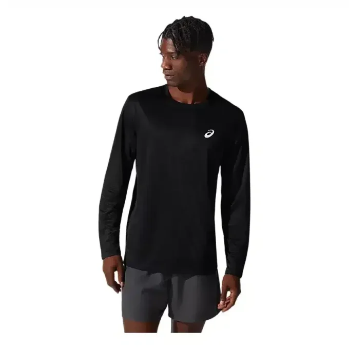 Maglia a maniche lunghe argento “Performance Black”