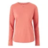 Maglia a maniche lunghe Nagino Run “Light Garnet”